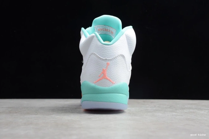 Rep 440892-100 Air GS Light Jordan 5 Aqua 0707